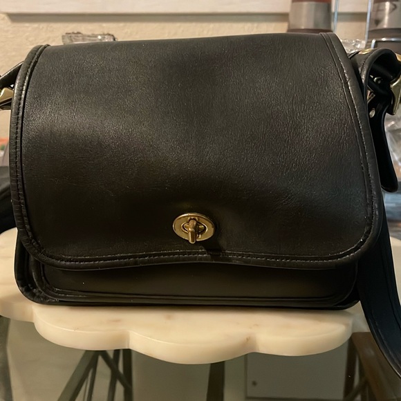 Coach Rambler Black Crossbody Bag - Picture 1 of 15